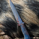 PCA x Tassie Tiger Knife Pig Sticker Knife - Blue