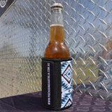 Blue/Black Aztec Stubby Cooler