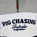 Tri-Panel Half Zip Jumper - Grey/Navy/White