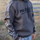 Real Camo Hoodie - Charcoal