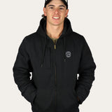 Insulated Canvas Jacket - Black