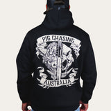 Hog Skull Hoodie - Black