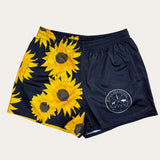 Sunflower Footy Shorts - Black/Yellow