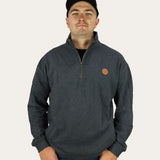 Half Zip Jumper - Charcoal Marle
