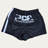 Bogan Boar Footy Shorts - Zip Pockets