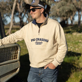 Half Zip Jumper - Bone
