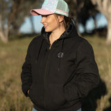 Insulated Canvas Jacket - Black