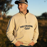 Half Zip Jumper - Bone