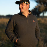 Half Zip Jumper - Charcoal Marle