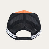 Orange/Black Cursive Trucker Cap