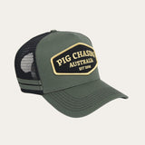 Army Green/Gold Trucker Cap