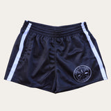 Double Stripe OG Footy Shorts - Black