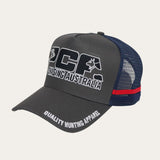 Charcoal Navy Red PCA Trucker Cap