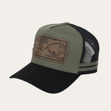 Leather Contour Patch Trucker Cap