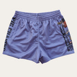 PCA Cowboy Footy Shorts - Grey - Zip Pockets