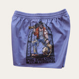 PCA Cowboy Footy Shorts - Grey - Zip Pockets