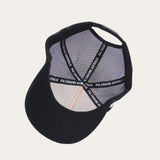 Orange/Black Cursive Trucker Cap