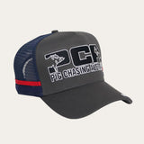 Charcoal Navy Red PCA Trucker Cap