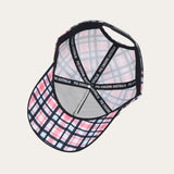 Plaid Trucker Cap - Black/Red/Blue