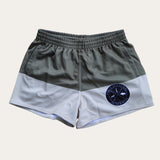 Kids Footy Shorts - Land Cruiser Khaki