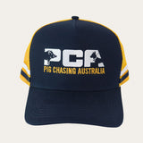 PCA Trucker Cap - Navy/Orange