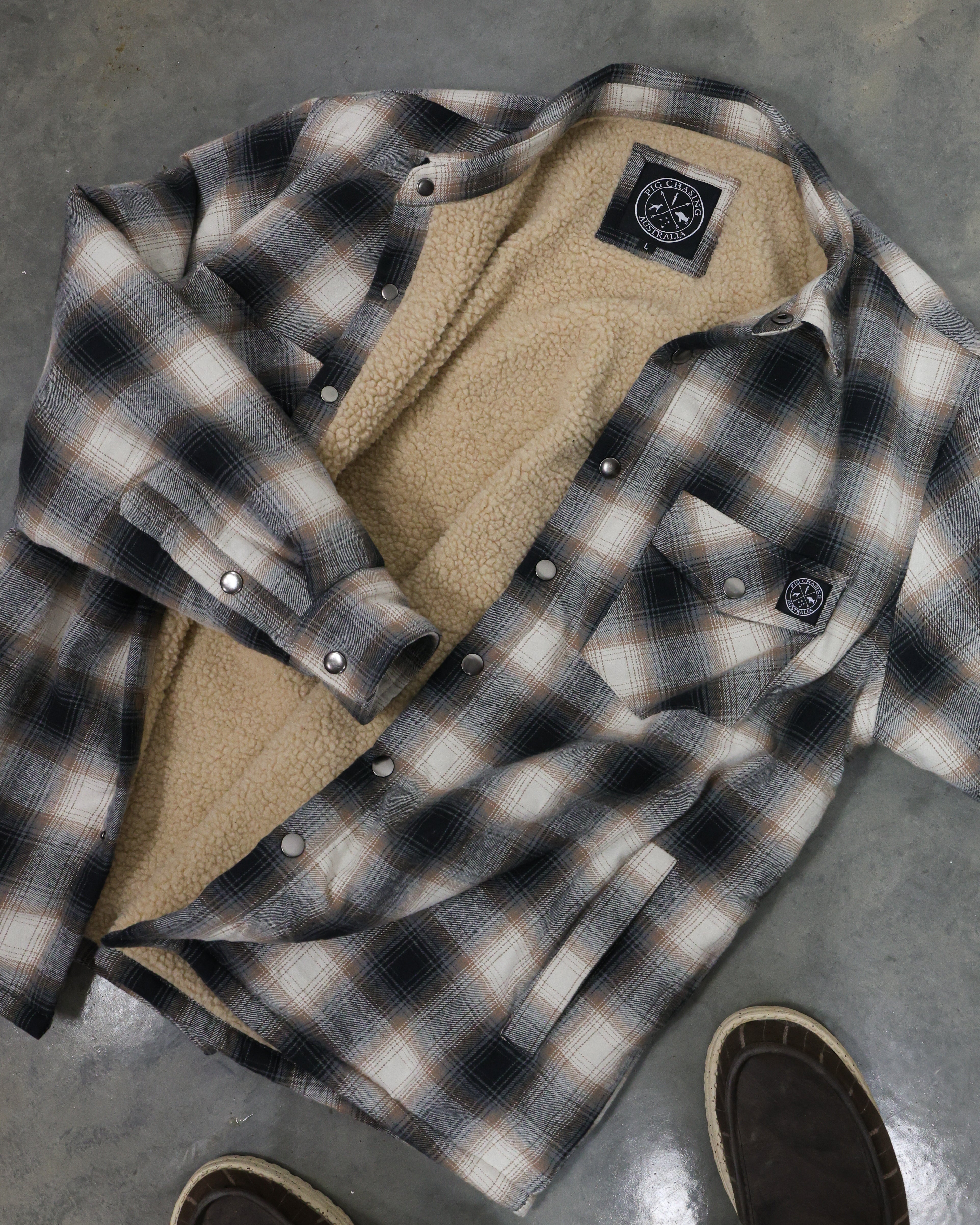 Sherpa Lined Flannel Jackets