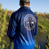 Long Sleeve Fishing Shirt - Blue Contour