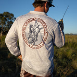 Long Sleeve Fishing Shirt - Boar Rider