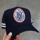 Boar Rider Trucker Cap - Navy