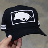 Signature Boar Trucker Cap - Black