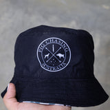 Blue Aztec Reversible Bucket Hat