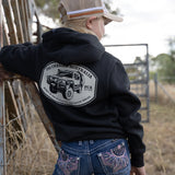 Kids PCA LandCruiser Hoodie - Faded Black