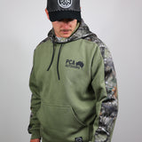 Red Stag Hoodie - Green/Camo