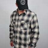 Sherpa Lined Flannel - Black/Brown