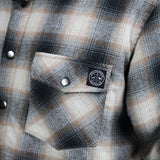 Sherpa Lined Flannel - Black/Brown