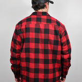 Sherpa Lined Flannel - Black/Red Check