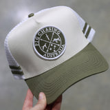 Original Logo Trucker Cap - Olive/Cream