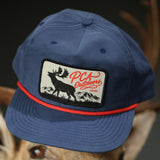 Fallow Vintage Cap - Navy/Red