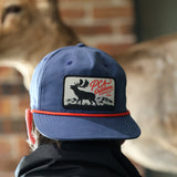 Fallow Vintage Cap - Navy/Red