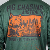 Long Sleeve Fishing Shirt - Watch Dog
