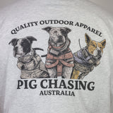 Hunting Dog T-Shirt - Ash Grey