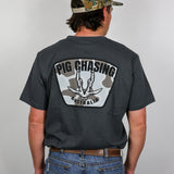 Boar Jaw T-Shirt - Charcoal/Camo