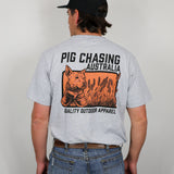 Watch Dog T-Shirt - Grey/Orange