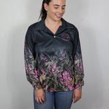 Long Sleeve Fishing Shirt - Real Camo Pink