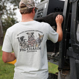 Hunting Dog T-Shirt - Ash Grey