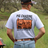 Watch Dog T-Shirt - Grey/Orange