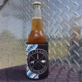 Blue/Black Aztec Stubby Cooler