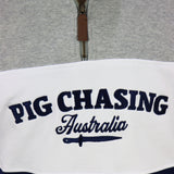 Tri-Panel Half Zip Jumper - Grey/Navy/White