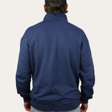 Signature Boar Half Zip Jumper - Navy