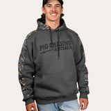 Real Camo Hoodie - Charcoal